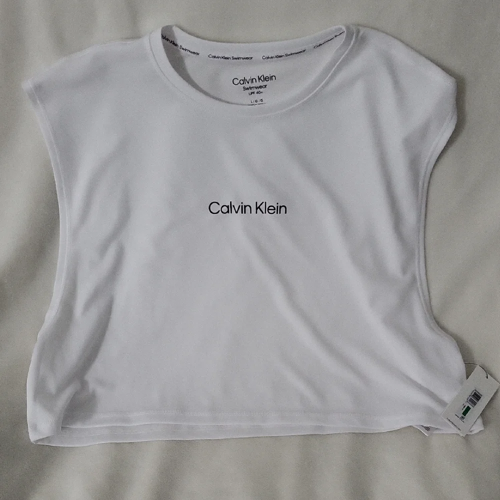 Calvin Klein Men's White Muscle Tee